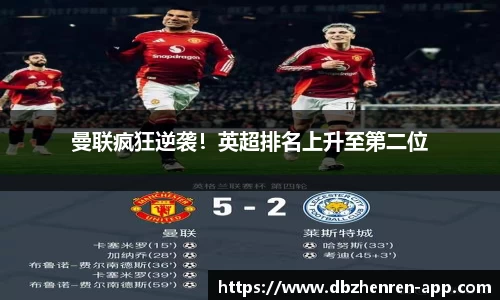 曼联疯狂逆袭！英超排名上升至第二位